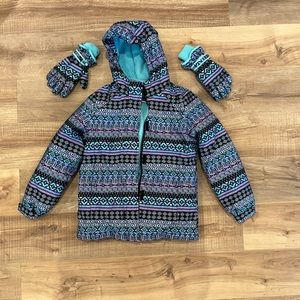 The Children’s Place Snow Jacket and Gloves